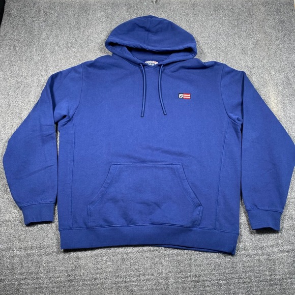 Schlatt 2020 Sweatshirt Men's Size 2XL Blue Presidential Campaign Hoodie MISPELL